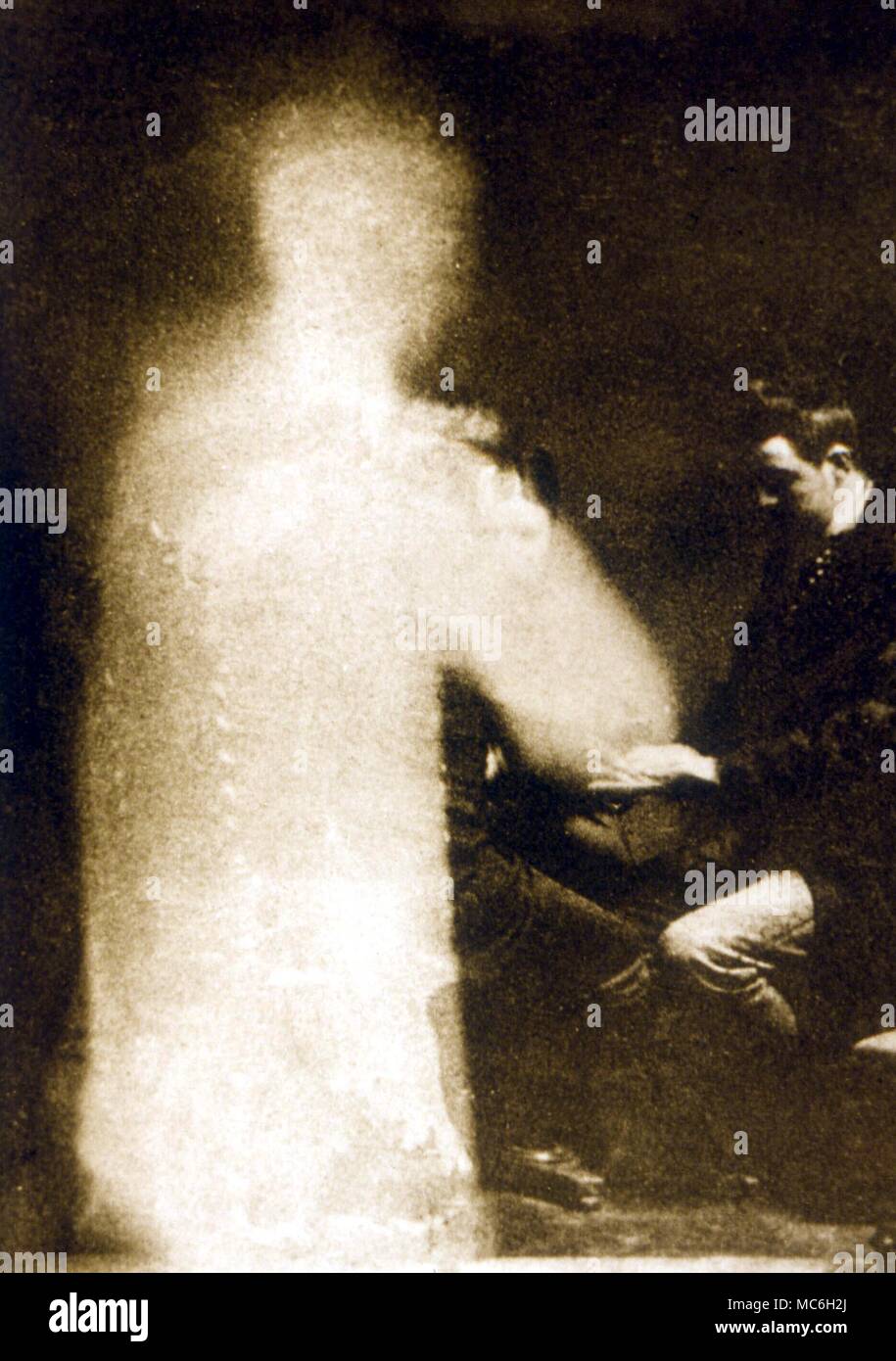 Geist Fotos eines von mehreren Geist Fotos während der Bristol seances, heald zwischen 1872/73, organisiert von John Beattie genommen Stockfoto