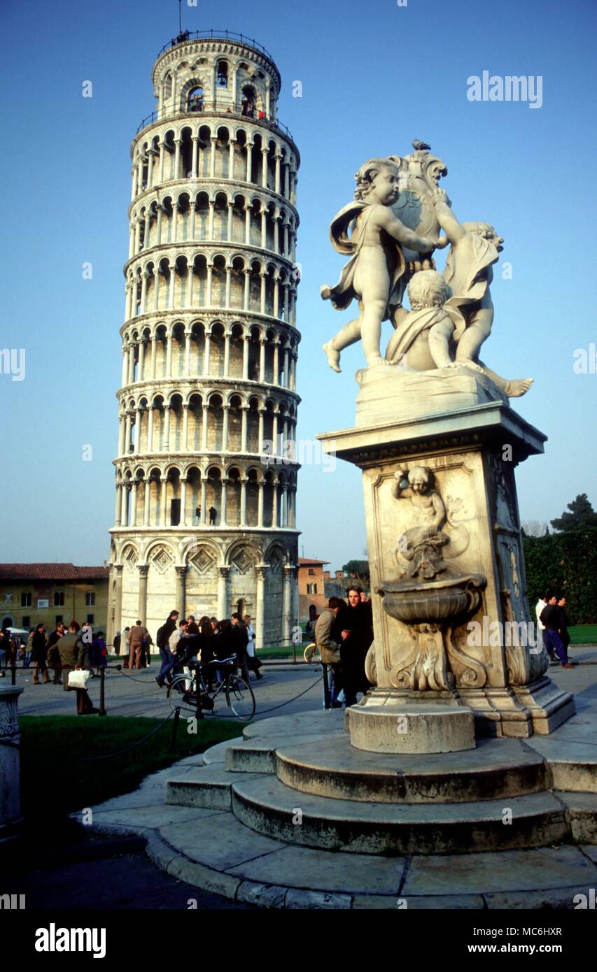 Italien Schiefe Turm von Pisa Stockfoto