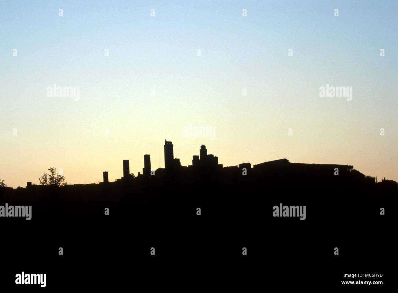 Italien San Gimignano Stockfoto