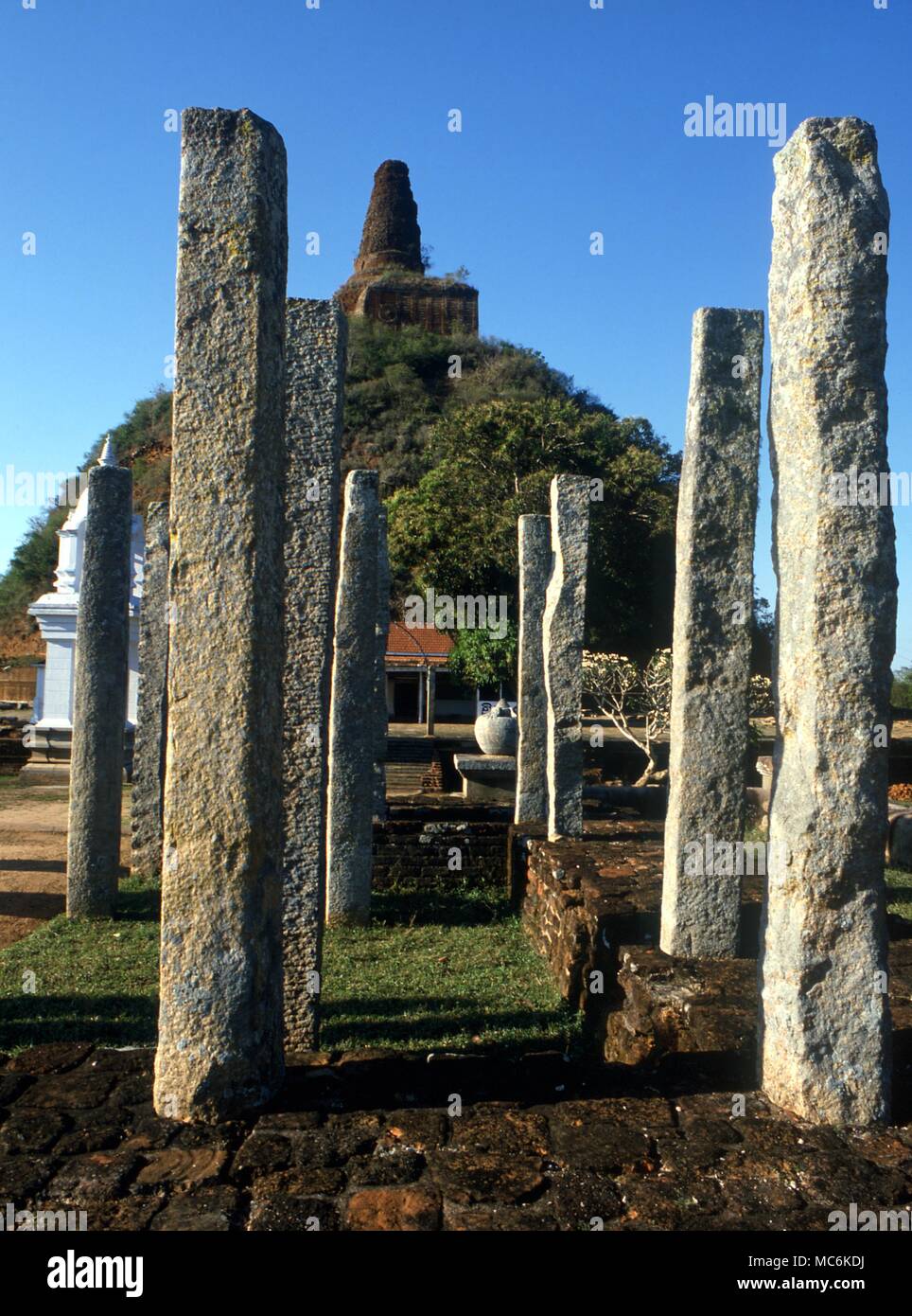 Buddhismus Der Nördlichen Dagaba Anuradhapura antike Stadt Sri Lanka Stockfoto