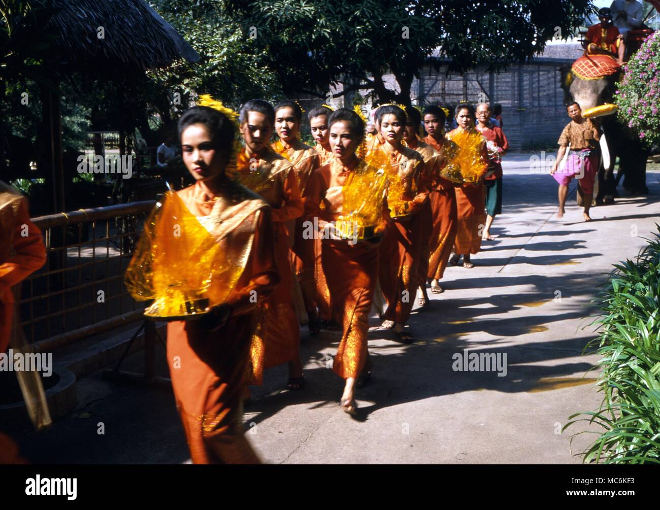 Buddhismus Anfangszeremonie, Thailand Stockfoto