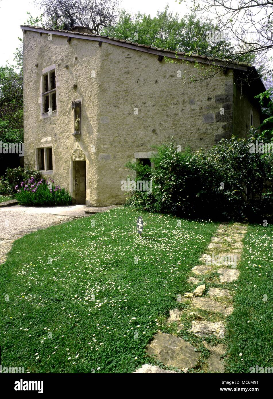 Jeanne d'Arc. Das Haus in Domremy, Frankreich, angeblich, der Geburtsort des Hl. Johanna gewesen zu sein. Stockfoto