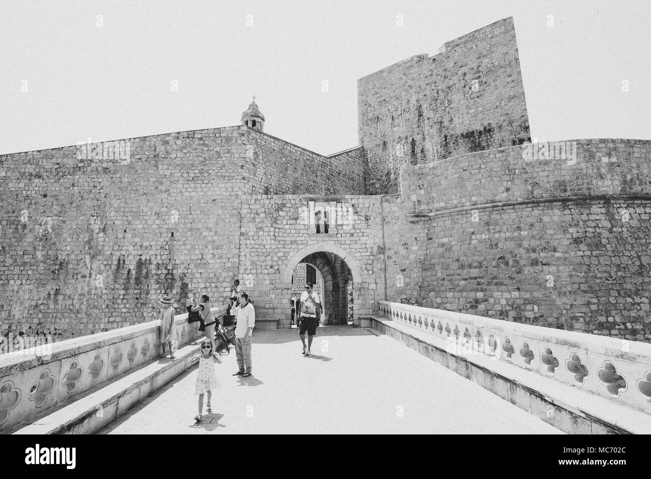 Ploce in Dubrovnik. Stockfoto