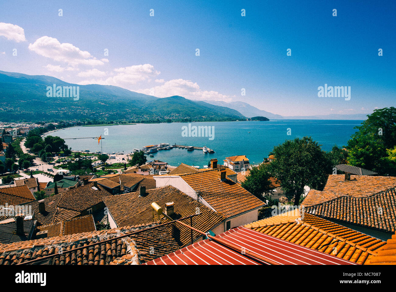 Ohrid, Mazedonien Stockfoto