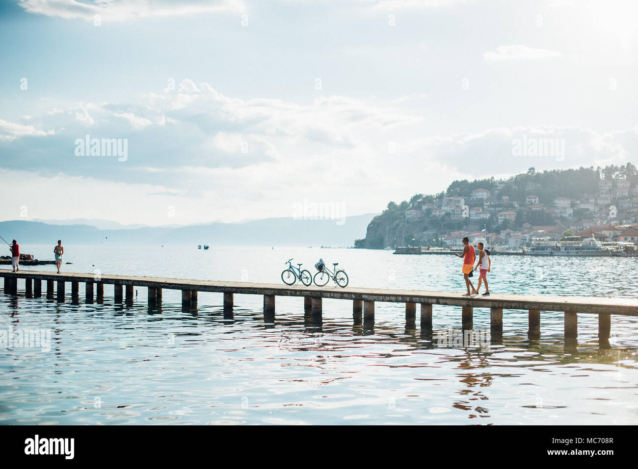 Ohrid, Mazedonien Stockfoto