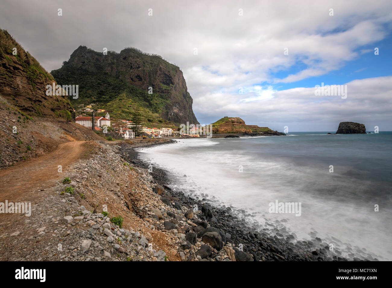 Porto da Cruz, Santa Pola, Madeira, Portugal, Europa Stockfoto