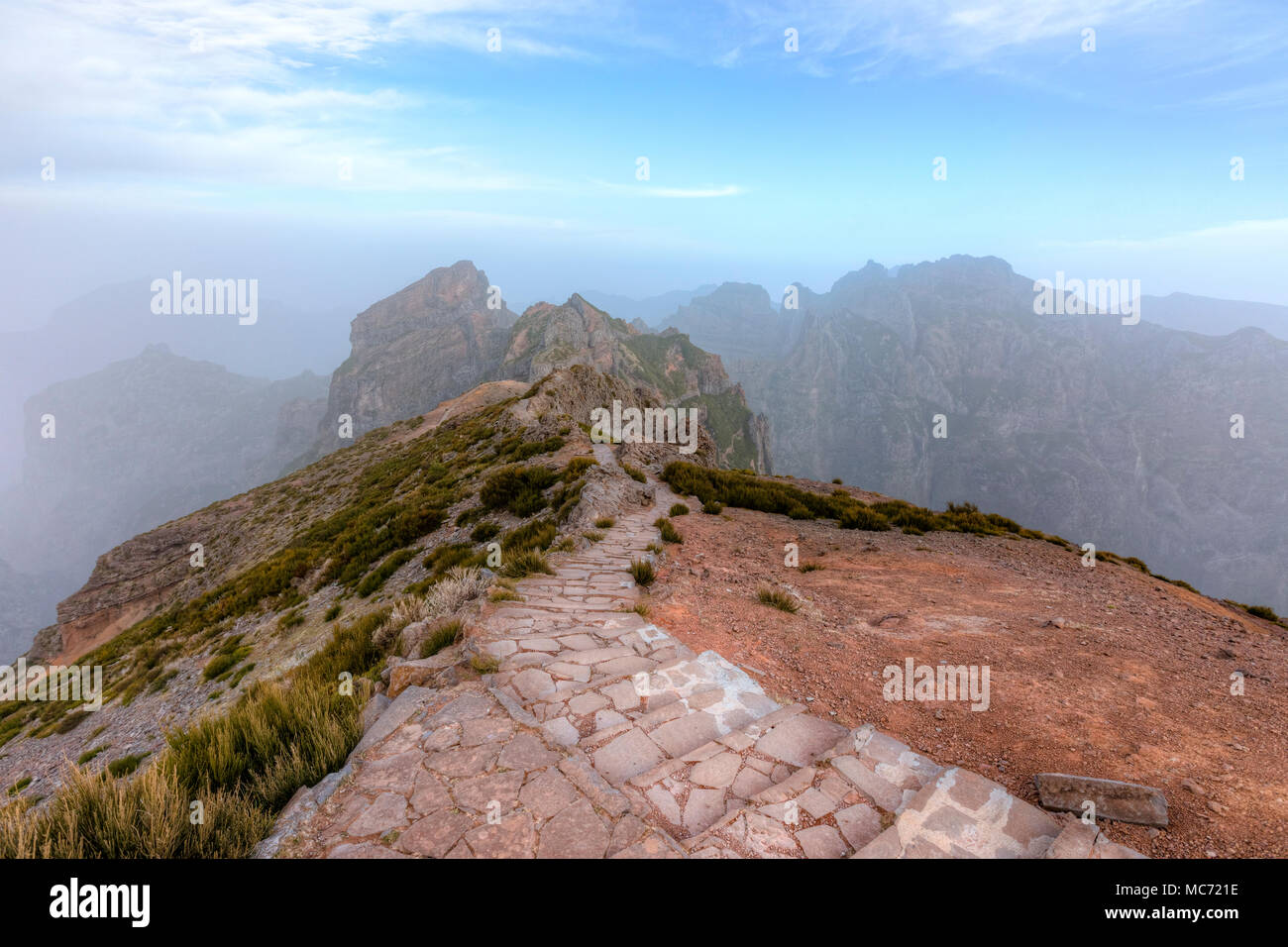 Pico Do Arieiro, Madeira, Portugal, Europa Stockfoto