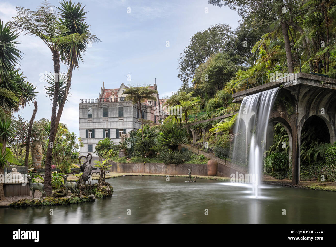 Der tropische Garten Monte Palace, Funchal, Madeira, Portugal, Europa Stockfoto