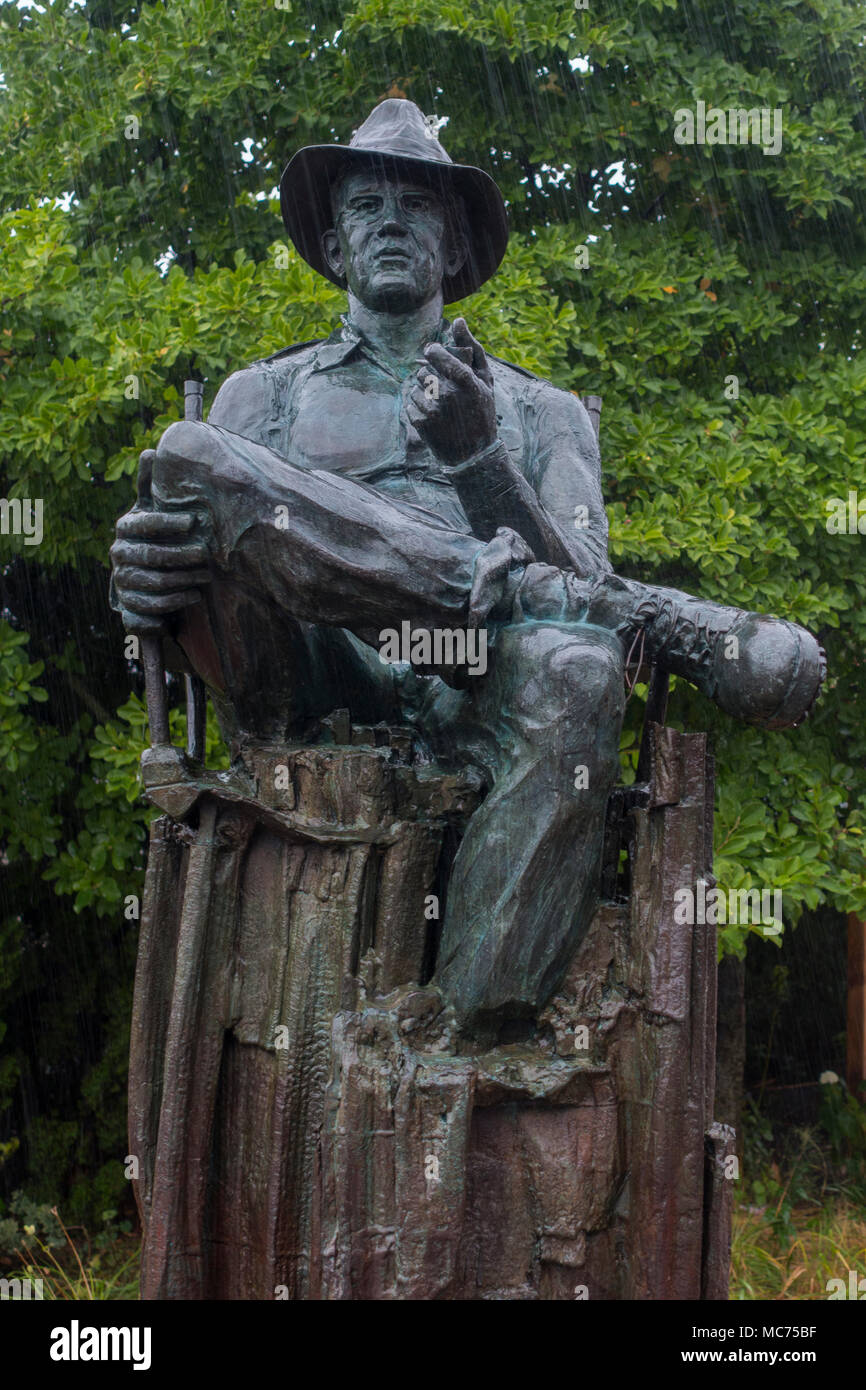 John Ford Statue in Portland Maine Stockfoto