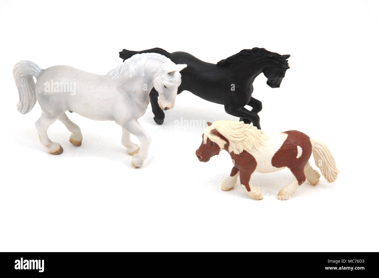 Schleich Pferde und Pony Stockfoto