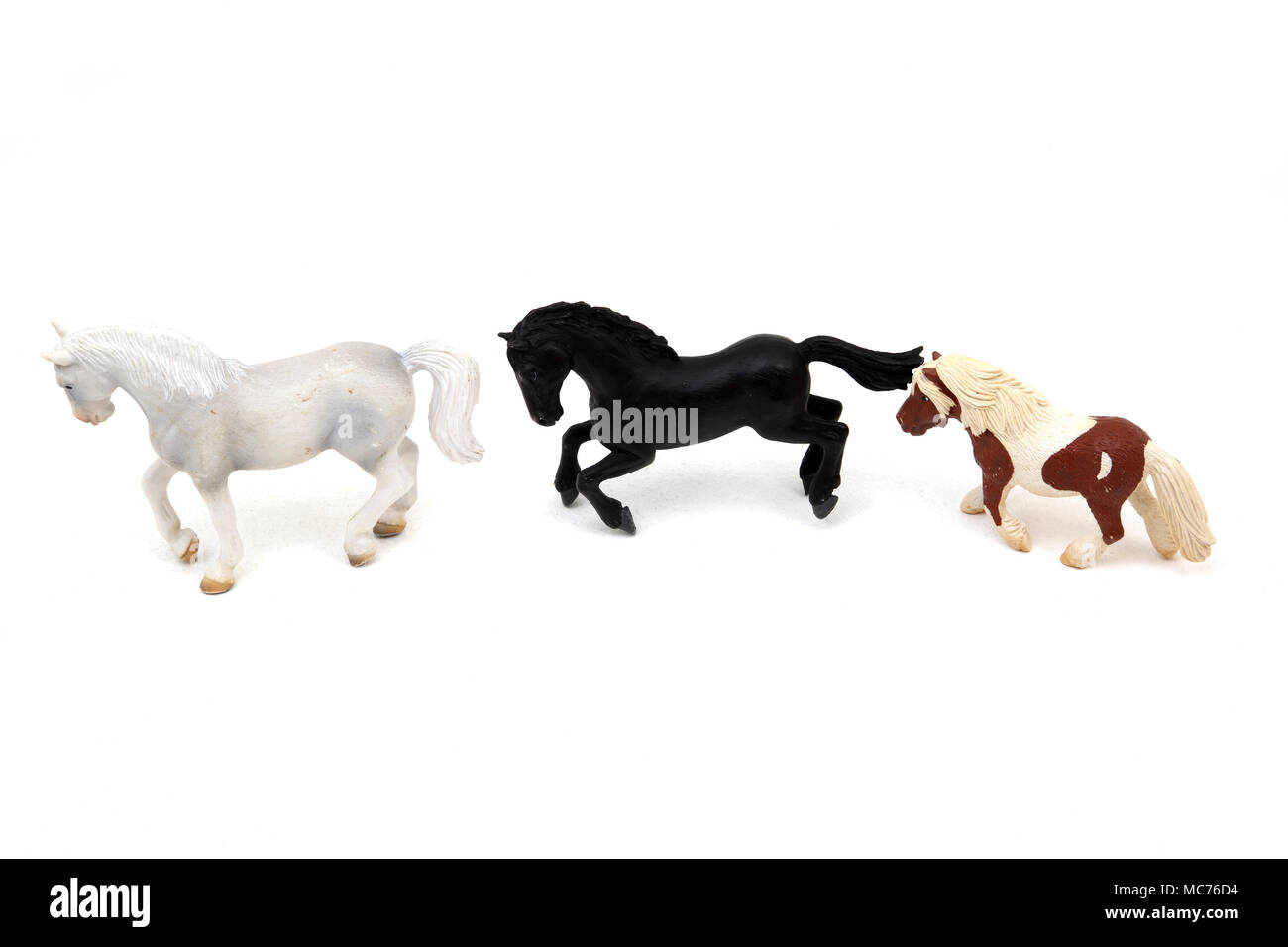Schleich Pferde und Pony Stockfoto