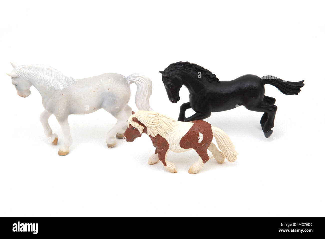 Schleich Pferde und Pony Stockfoto