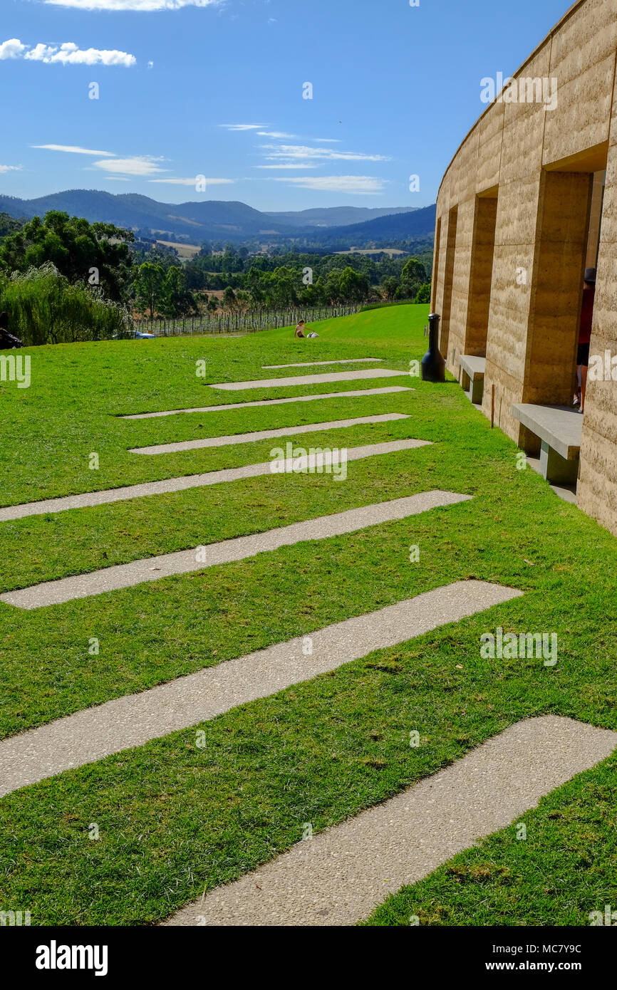 Tarrawarra Immobilien, Yarra Valley, Victoria, Australien Stockfoto