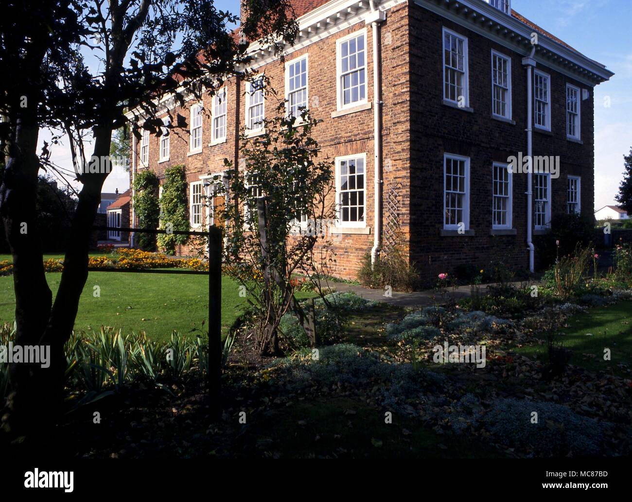 Epworth Alten Pfarrhaus wurde die Website von dauerhaften Poltergeist haunting gestartet (ca. 1715). Die Geräusche wurden zuerst in die Küche gehört, aber bald im ganzen Haus Stockfoto