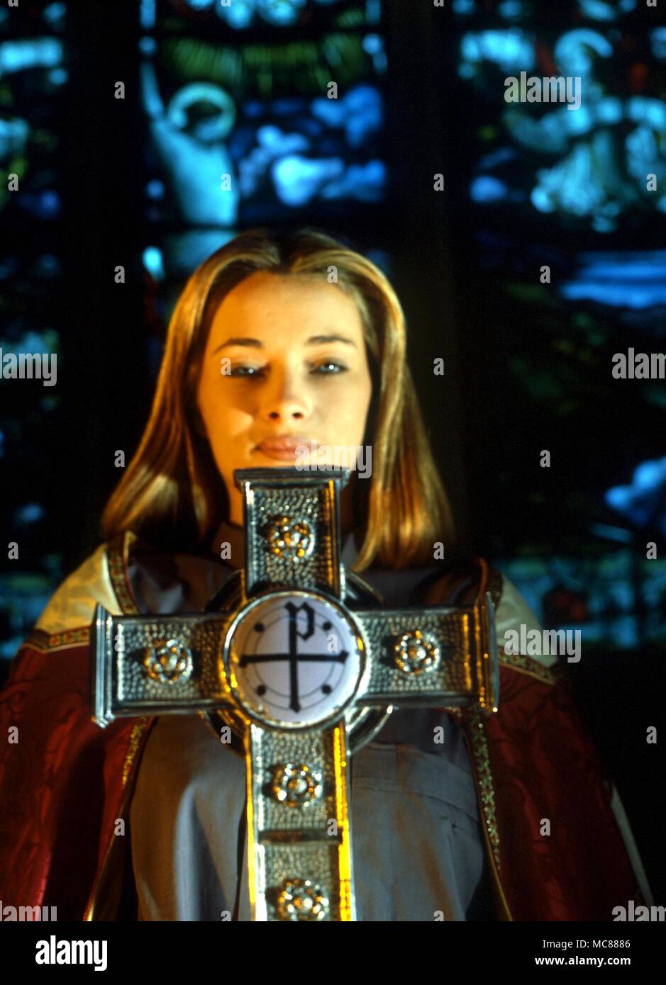 CHRISTIAN - Frau Priester Priesterin der Anglikanischen Kirche Stockfoto