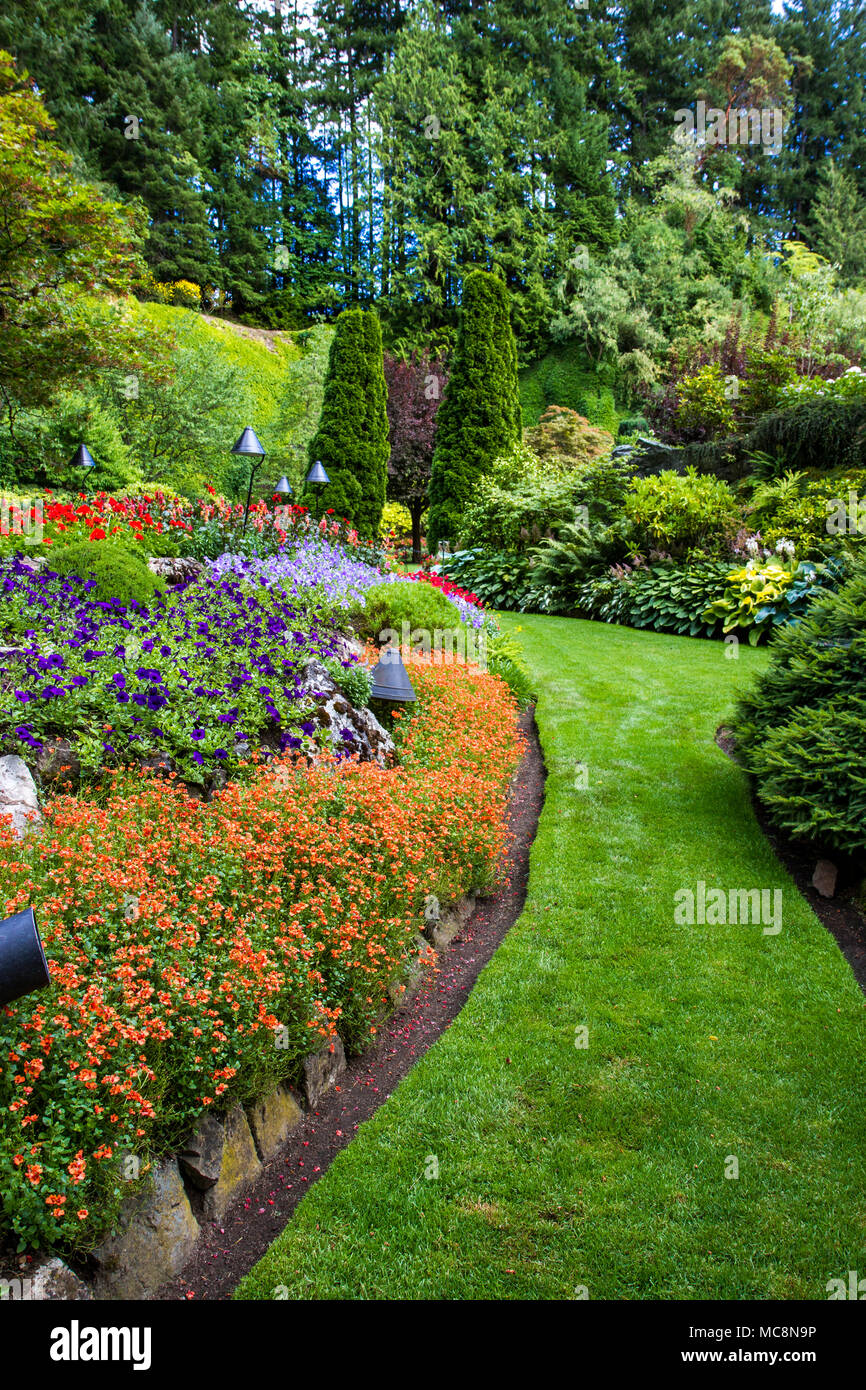 Butchart Gardens Stockfoto