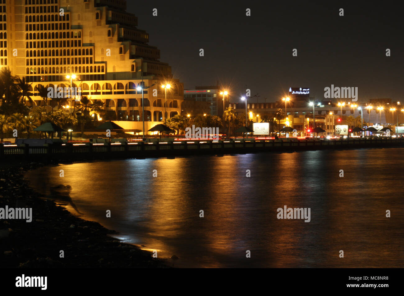 Corniche in Jeddah, Saudi-Arabien Stockfoto