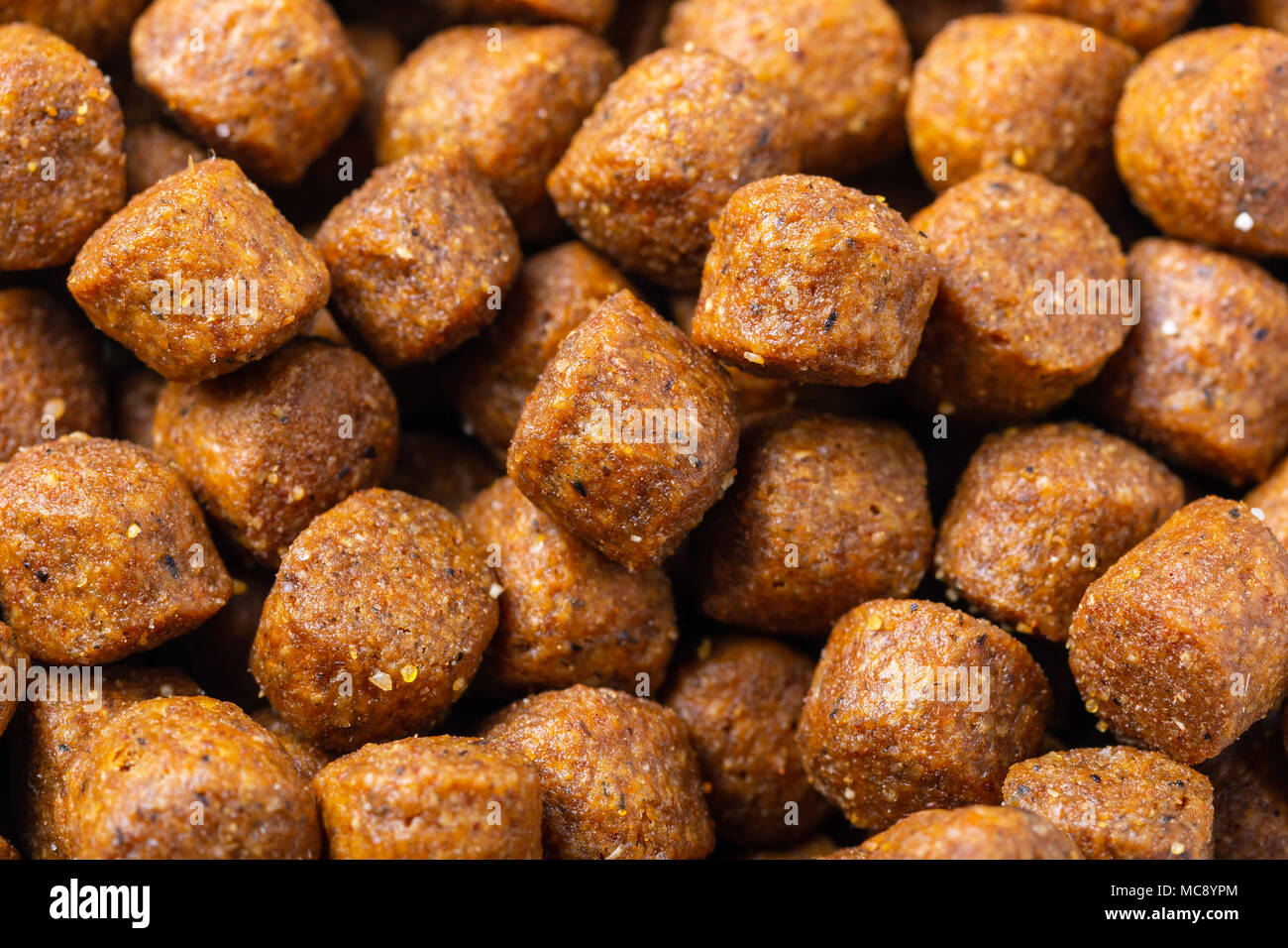 Heimtierfutter Nahaufnahme veiw Stockfoto