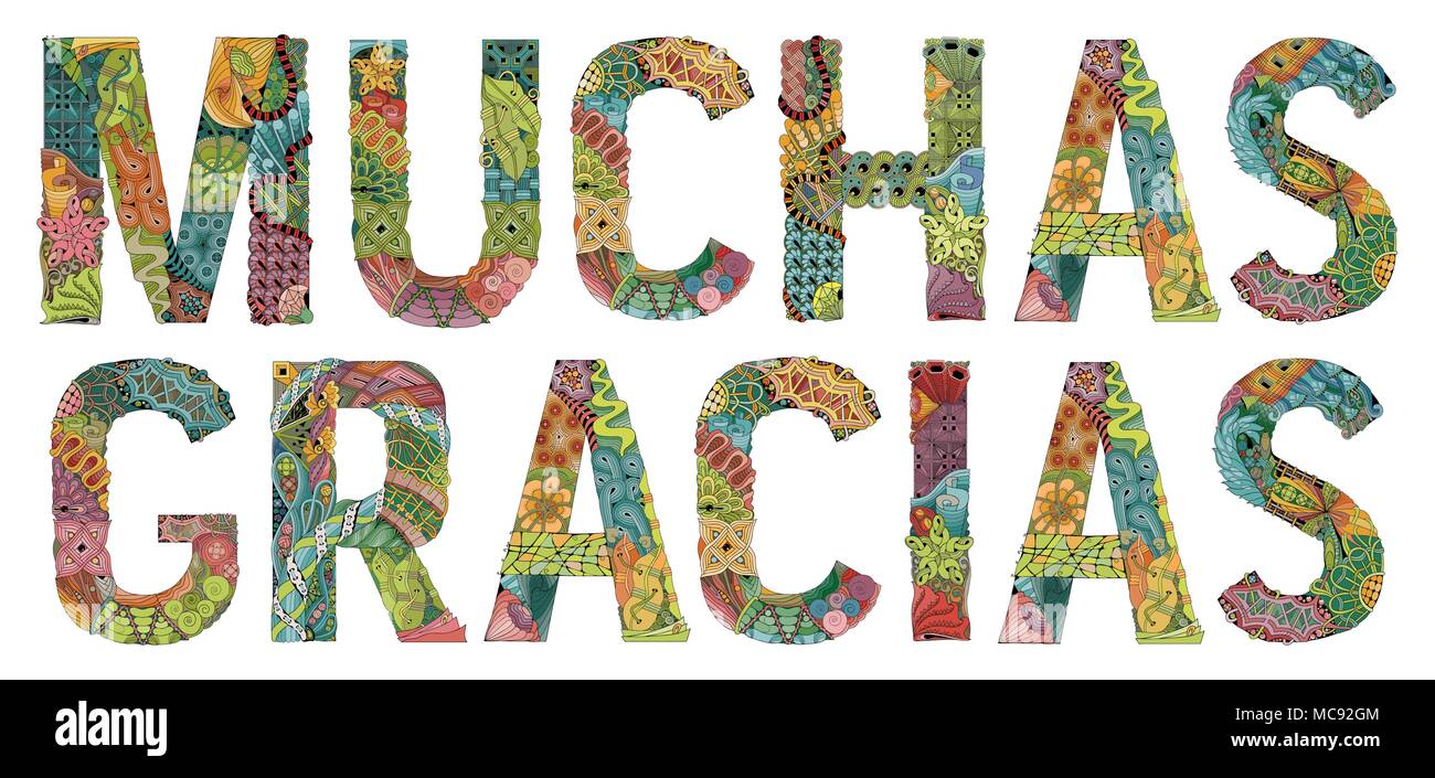 Danke auf spanisch -Fotos und -Bildmaterial in hoher Auflösung – Alamy