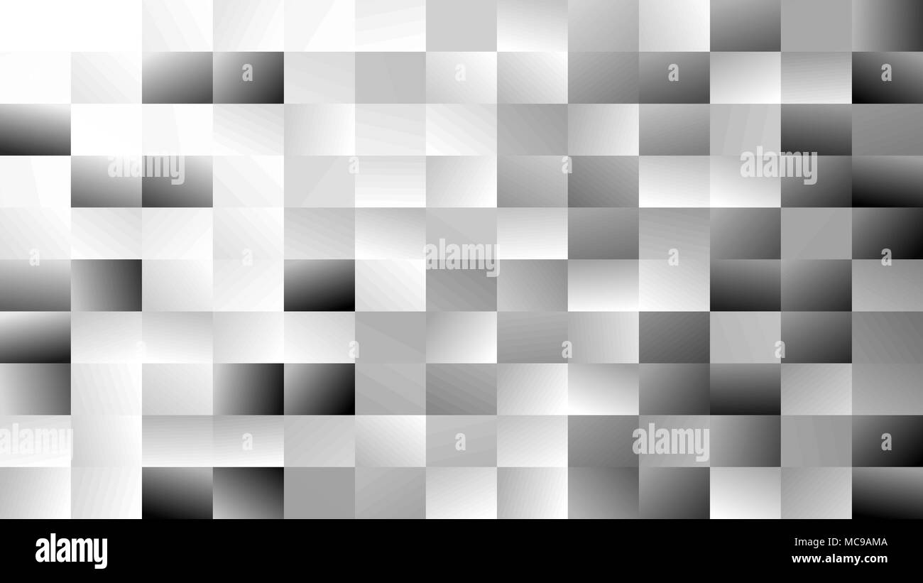 Abstrakte geometrische Rechteck Hintergrund-Gradient vector Mosaik Design aus graue Rechtecke Stock Vektor