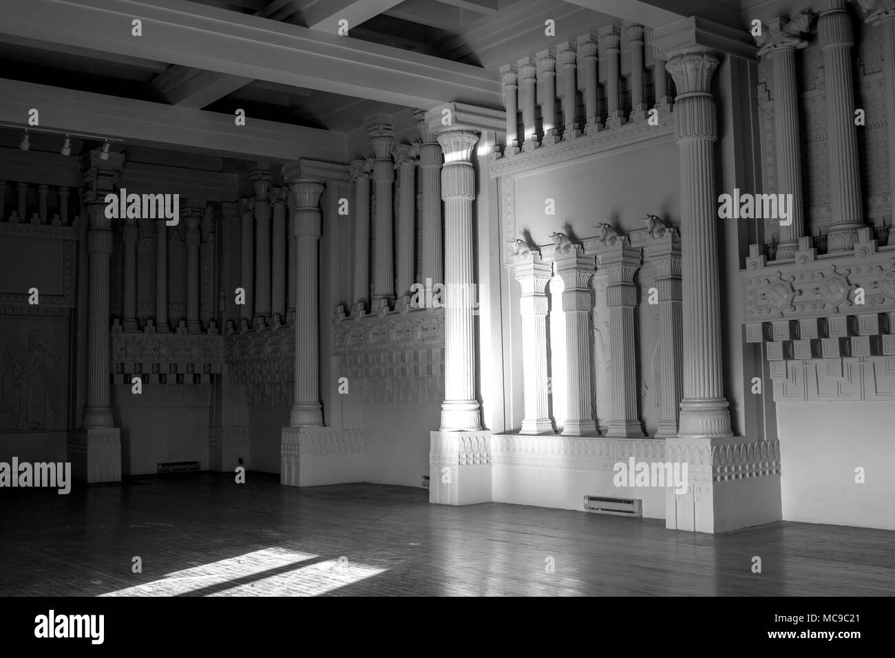 Interieur der Zimmer der abgebrochenen Masonic Temple im Hotel ... Interieur der Zimmer der abgebrochenen Masonic Temple im Hotel ...