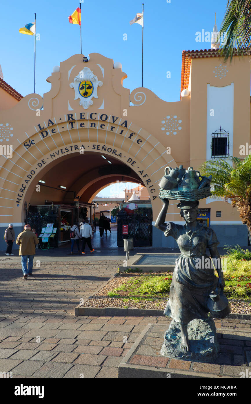 Afrikanischen Markt in Santa Cruz auf der Insel Teneriffa auf den Kanarischen Inseln Stockfoto