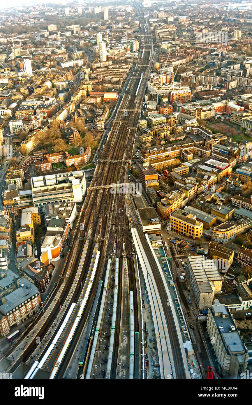 Aus Sicht der SHARD LONDON Stockfoto