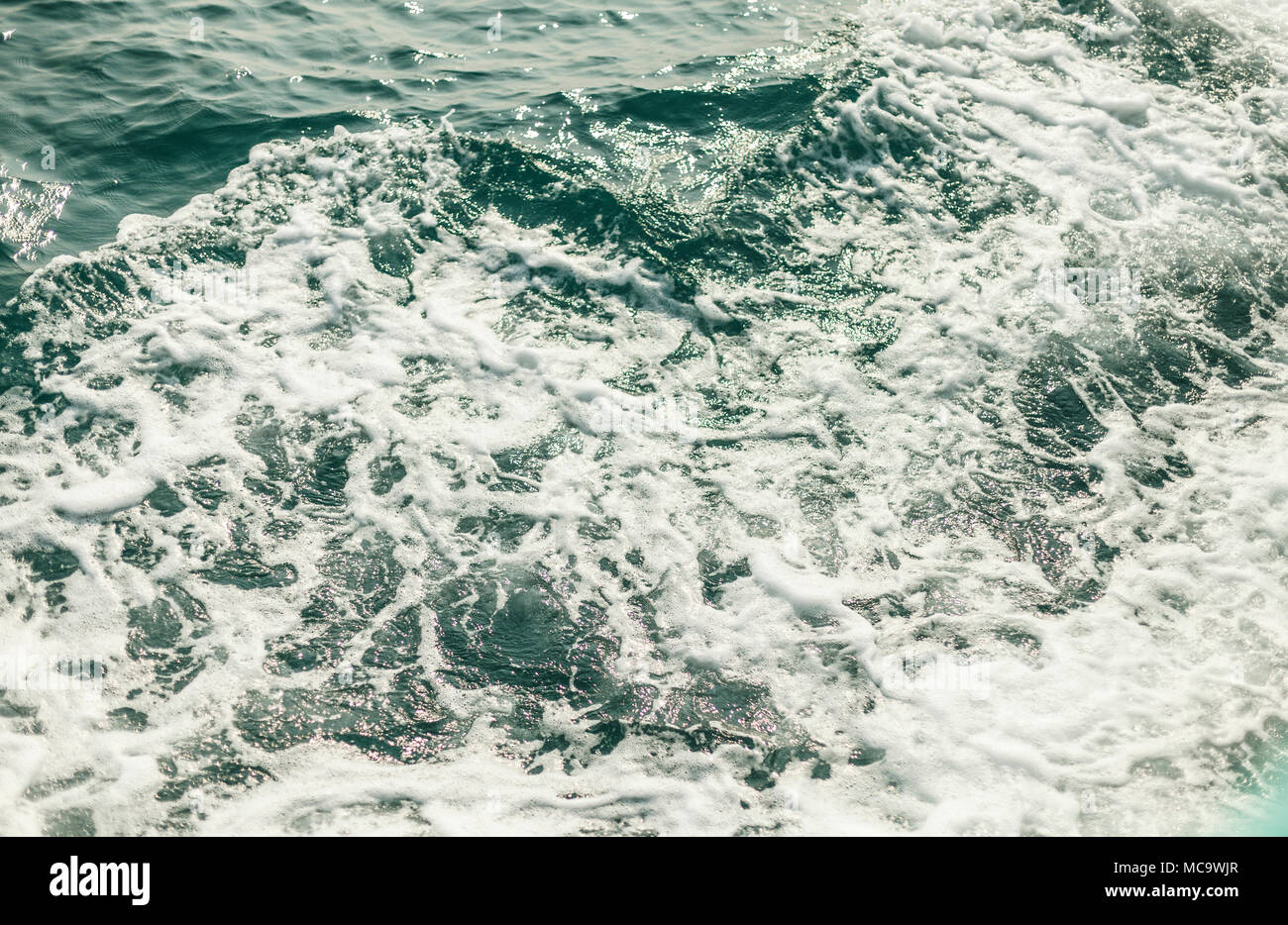 Hintergrund Bild von Aqua Wasser Meeresoberfläche Stockfoto