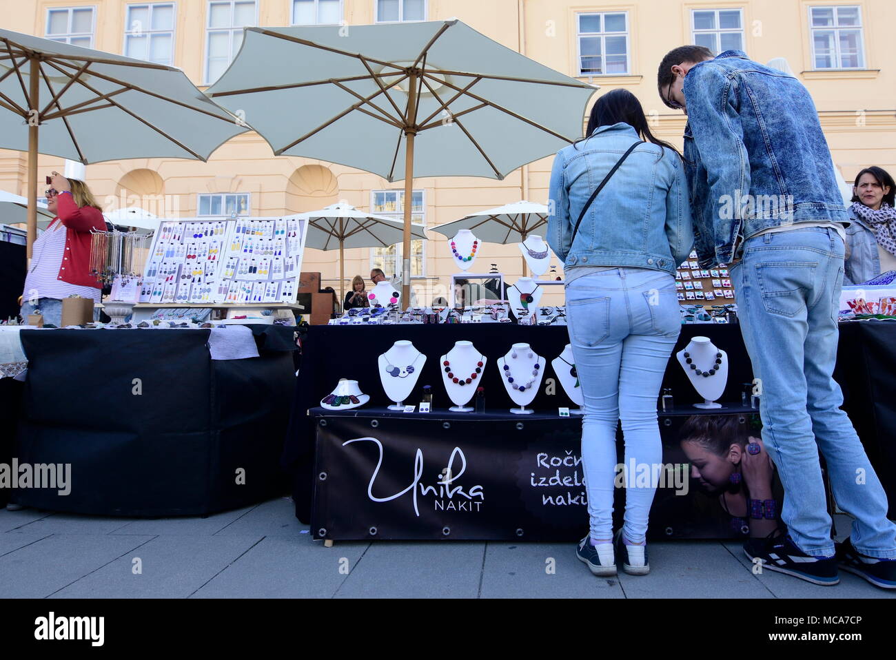 Wien, Österreich. 14. April 2018. Der WAMP-Designmarkt. Kredit: Franz Perc / Alamy Live News Stockfoto