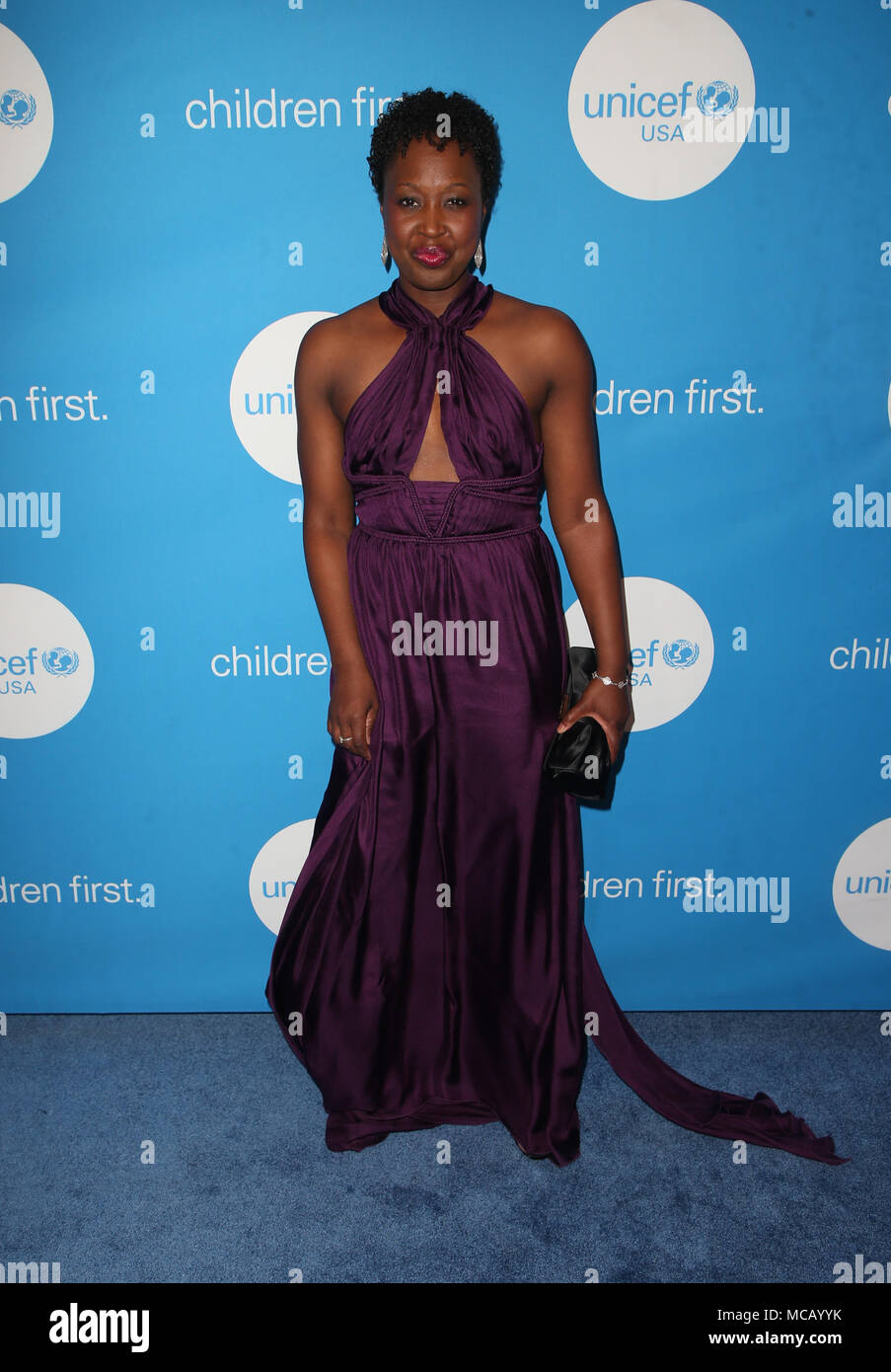 Bevely Hills, Ca. 14 Apr, 2018. Amber Hill, an der 7. Biennale UNICEF Ball Los Angeles im Beverly Wilshire Four Seasons Hotel in Beverly Hills, Kalifornien am 14. April 2018. Credit: Faye Sadou/Medien Punch/Alamy leben Nachrichten Stockfoto