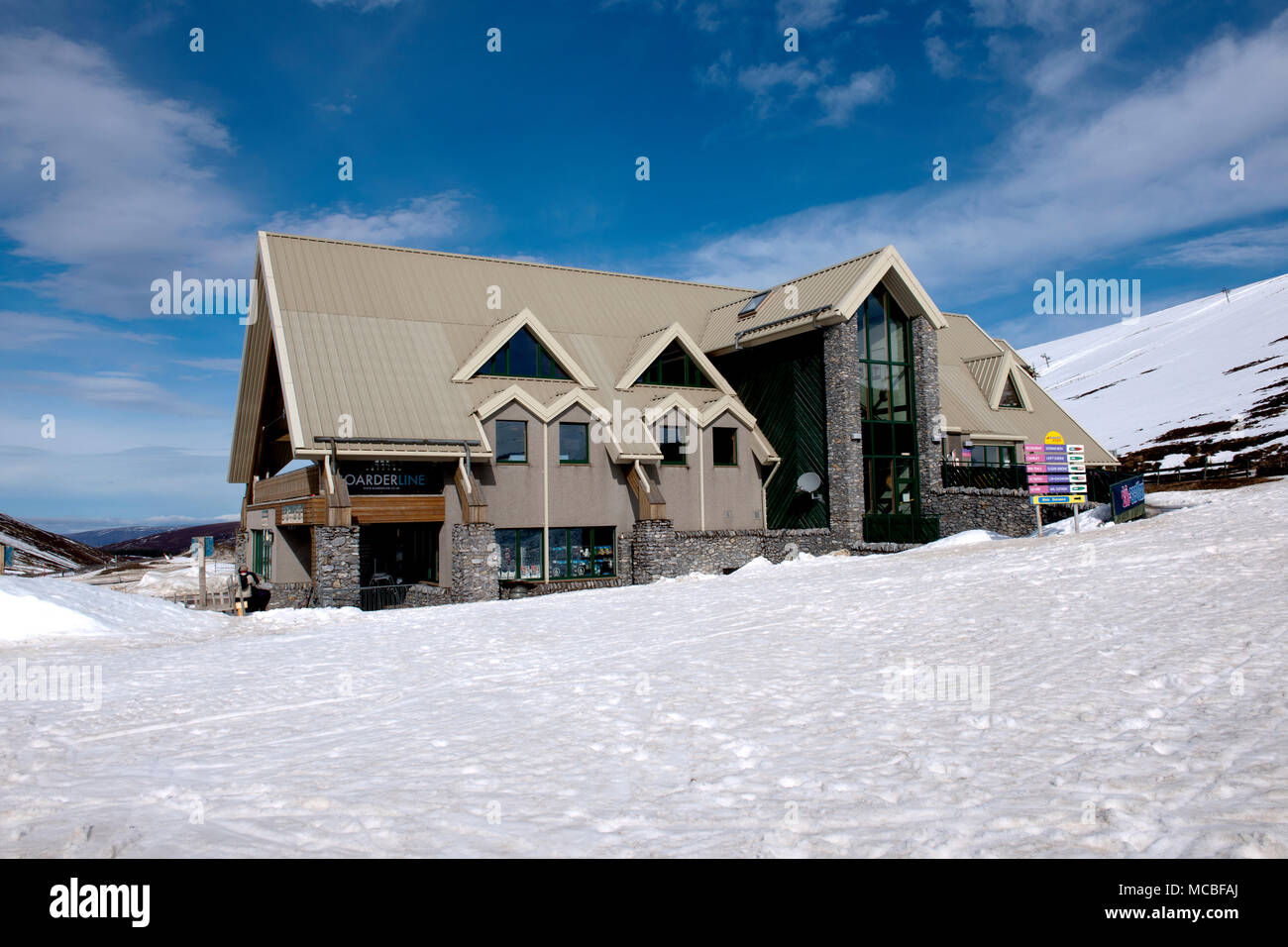 Lecht Ski Center, Moray, Schottland, Großbritannien. Stockfoto