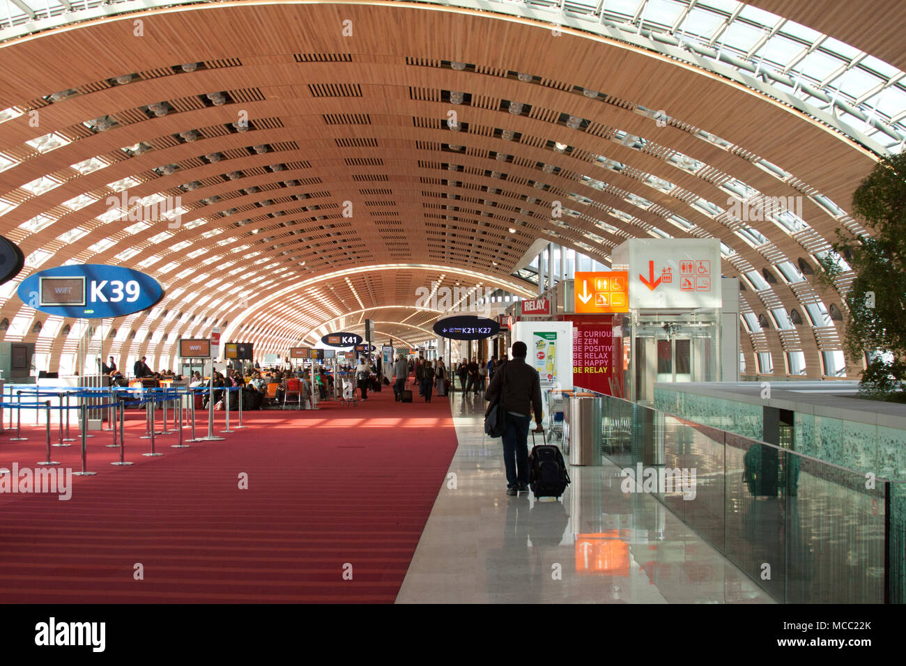 Charles De Gaulle Flughafen Paris www.alamy.de