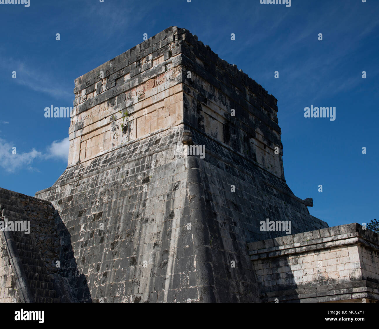 Die alten Maya Tempel in Chichen Itza, Yucatan, Mexiko. Stockfoto