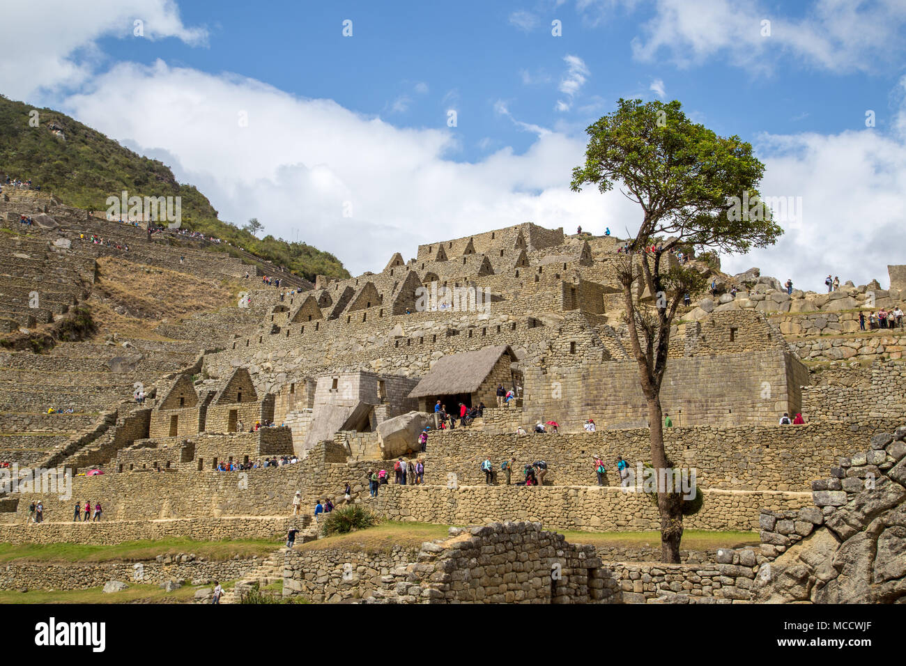 Machu Picchu Inka Ruinen Stockfoto