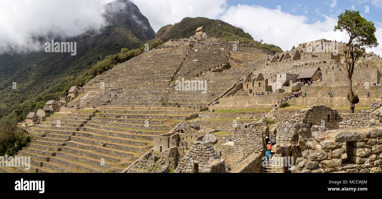 Machu Picchu Inka Ruinen Stockfoto