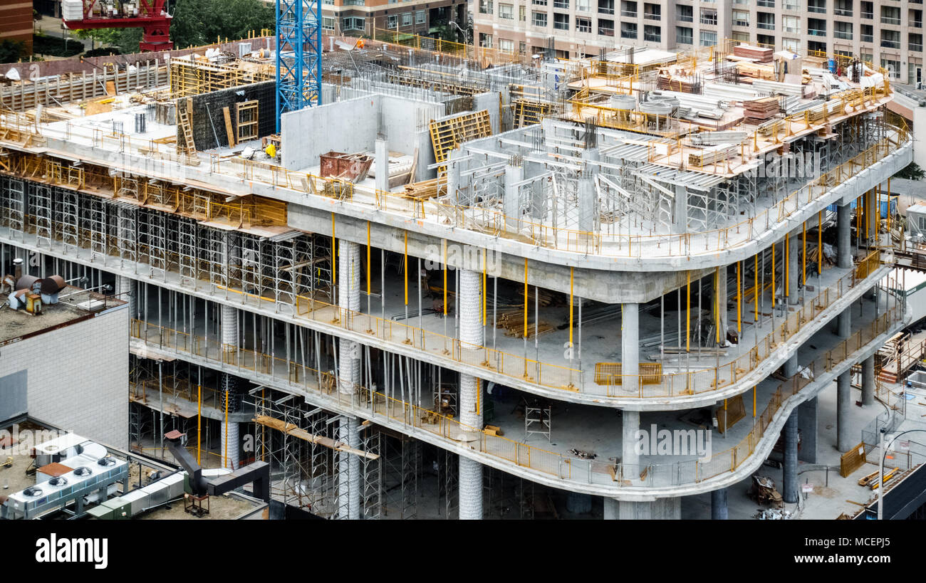 Im Bau Gebäude, Toronto, Kanada Stockfoto