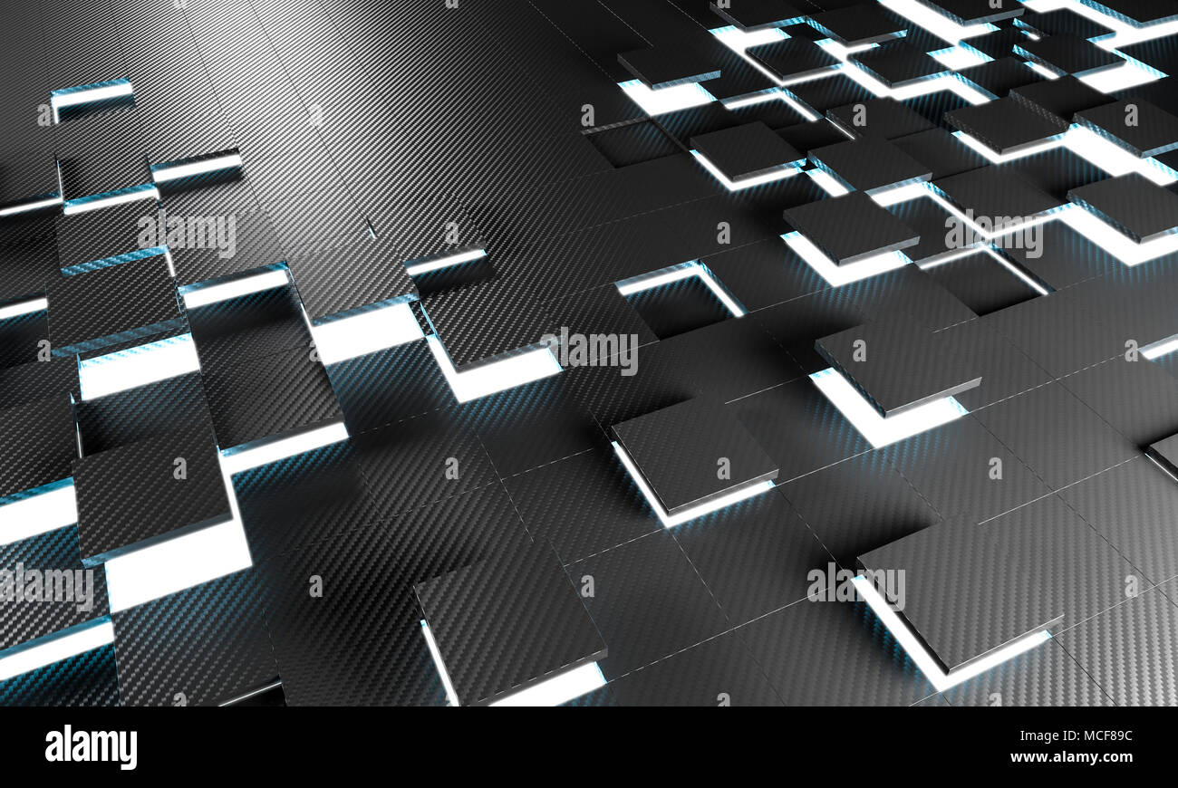 Details für 3D-rendering Carbon Hintergrund Stockfoto