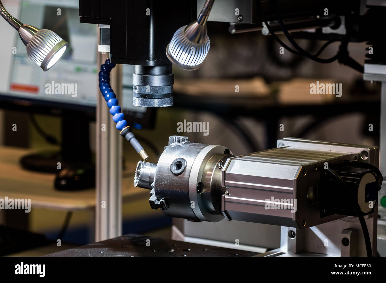 Automatisierte Laser System Stockfoto