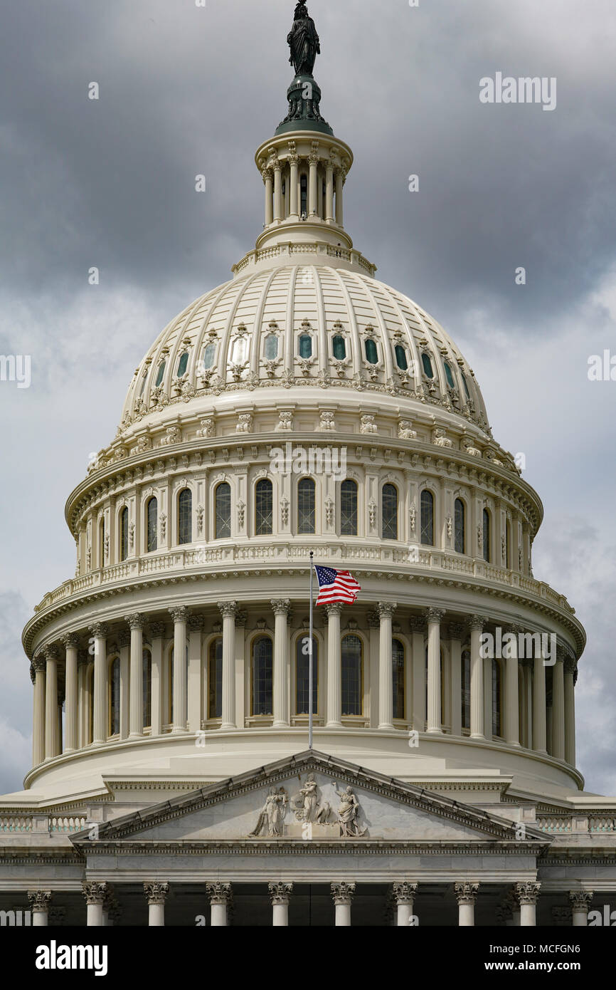 Der US-Kongress in Washington DC in den Vereinigten Staaten. Aus einer Reihe von Fotos in den Vereinigten Staaten. Foto Datum: Freitag, 30 März, 201 Stockfoto