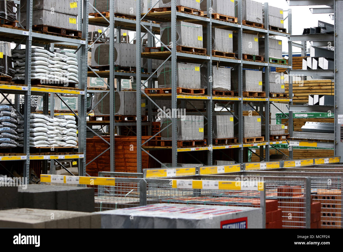 Allgemeine Ansicht eines Selco Store, UK. Stockfoto