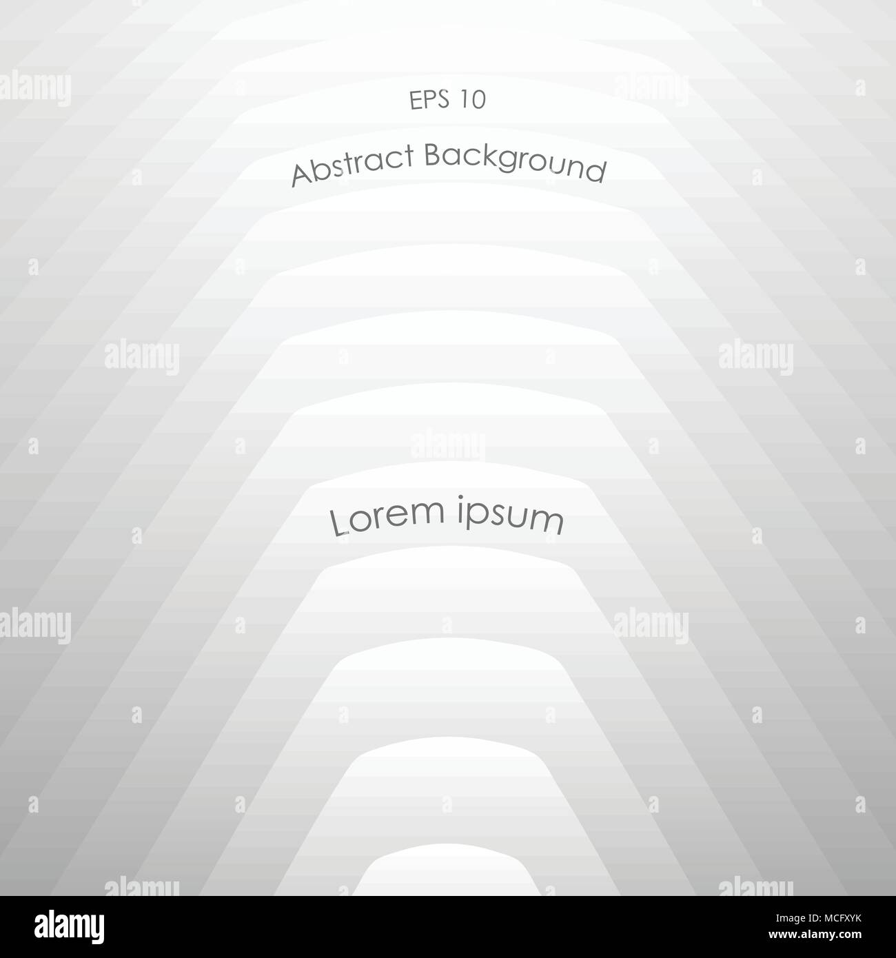 Abstrakte weißen und grauen glatten Ton Hintergrund. Muster für die futuristische Präsentation. Abbildung: Vector EPS 10. Stock Vektor