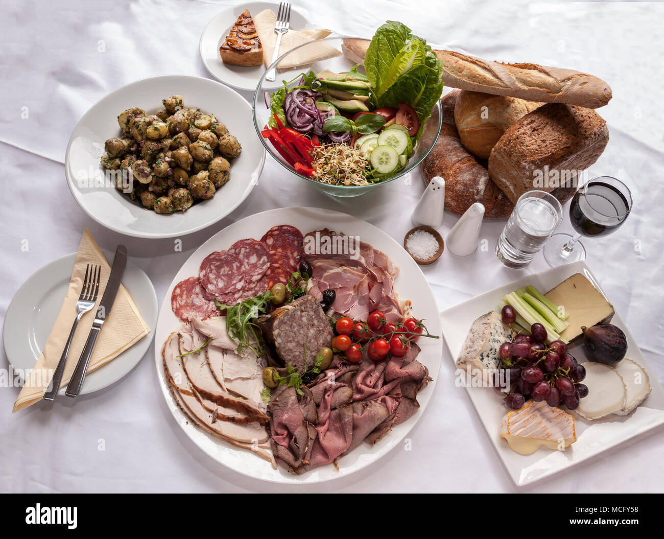 Mittagessen Stockfoto