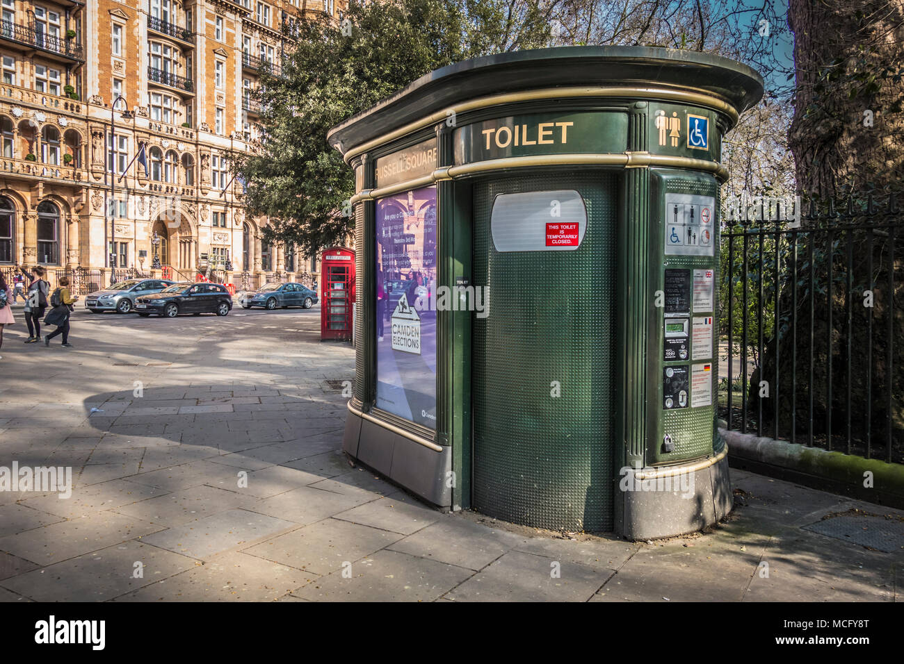 Cabmen's Shelter Russell Square, Bloomsbury, London WC1, UK Stockfoto