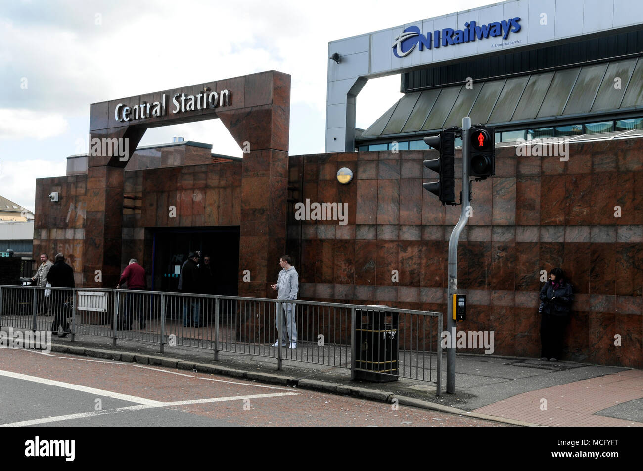 Belfast Central Station, Belfast, Nordirland Stockfoto