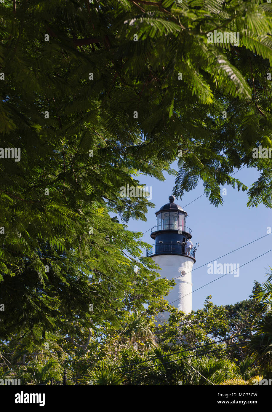 Key West Leuchtturm, Key West, Florida, Stockfoto