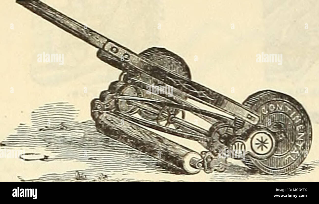 . Continental Hand Rasenmäher. Diese Maschinen wurden gründlich getestet und haben sich bewährt. Sie sind doppelt ausgelegt, haben lange Lagern, mit hoher Geschwindigkeit laufen, und sind in einer hervorragenden Weise hergestellt. Sie laufen sehr leicht und hohem Gras mit Leichtigkeit. Niedrige Rad 10-Zoll schneiden, wiegt 30 kg Hohe Rad. Continental Hand Rasenmäher. Pennsylvania Pferd Rasenmäher. .12 .14 .16 .18 .15 .17..19 .21 32 35 37 38 46 48 50 $ 7,50 8,50 9,50 10,50 11,75 12,00 13,00 14,50 16,50 Diese Maschine ganz aus Eisen und Stahl, mit der Verzahnung ordentlich "boxed. Sie hat einen offenen Zylinder, und alle t Stockfoto