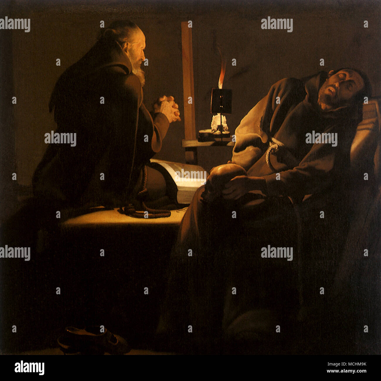 Die Ekstase des Heiligen Franziskus Stockfoto