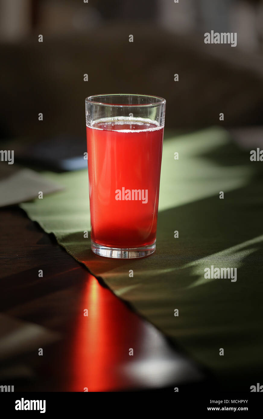 Foto von einem Makro einer köstlich-drink Stockfoto