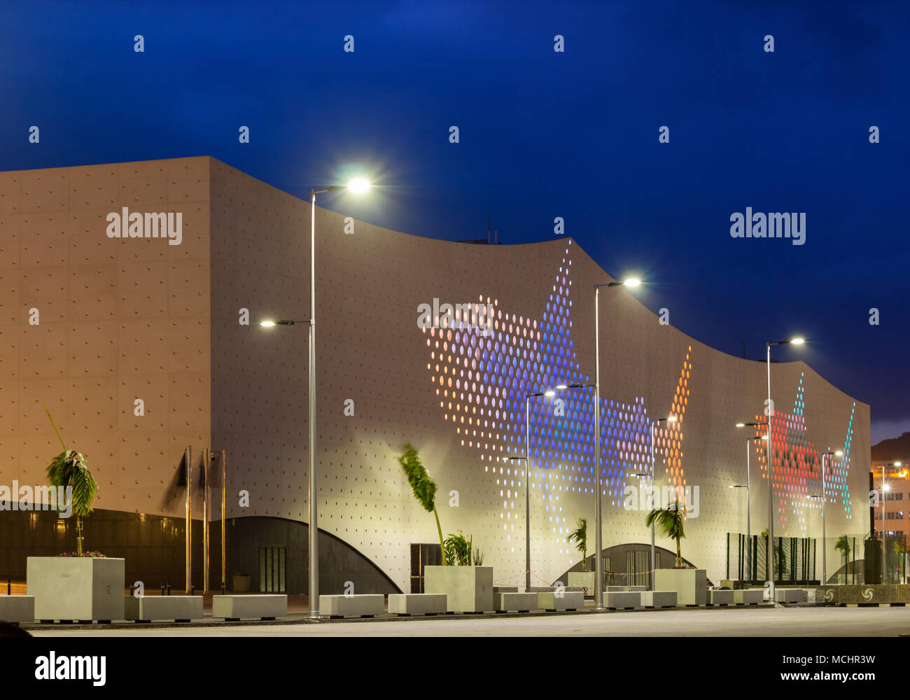 Poema del Mar Aquarium in Las Palmas, Gran Canaria, Kanarische Inseln, Spanien. Das neue Aquarium im Januar 2018 eröffnet. Stockfoto