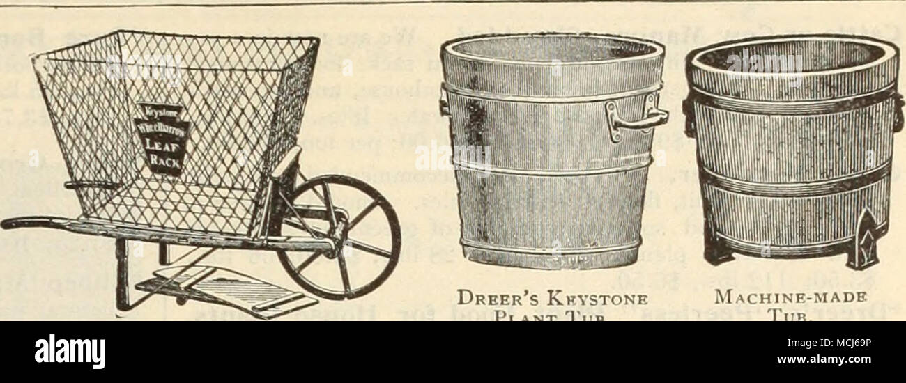 . Tkick und Blatt Rack. Lkw ana Blatt Rack. Mit H-in. Reifen. $ 11 00" 2 i-in. ". 11 75 "3i-in. ". 12 50 Keystone Schubkarre Blatt Rack Anhang Keystone Blatt Rack. Dies kann zu jeder Größe Schubkarre mit abnehmbaren Seiten für das Sammeln von Blättern, Gras und Müll. Hat eine Kapazität von 10 Bush - Els: Ma'le aus verzinktem Draht, auf einen Holzrahmen verschraubt. Preis, $ 4,00. Dreer's Keystone Anlage ausgestattet. Maschine - Whirlpool. Anbaugeräte für Stapler und Blatt Rack. Blatt Rack, allein 5 50 Handwagen, alleine. 3 25 DREER'S KEYSTONE ZEDER Anlage ausgestattet. Der weißen Zeder, grün lackiert Stockfoto